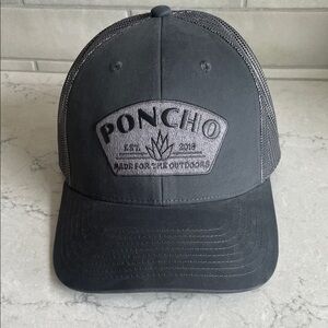 Poncho Outdoors Gray Mesh Cap